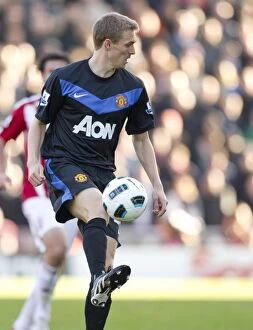 Images Dated 24th October 2010: Stoke City vs Manchester United: Clash at the Britannia Stadium - October 24, 2010