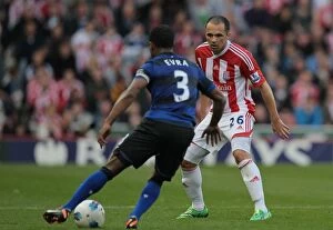 Images Dated 24th September 2011: Stoke City vs Manchester United: Clash at the Bet365 Stadium (September 24, 2011)