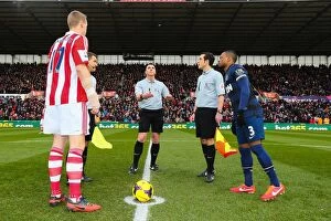 Images Dated 1st February 2014: Stoke City vs Manchester United: Clash at the Bet365 Stadium - February 1, 2014