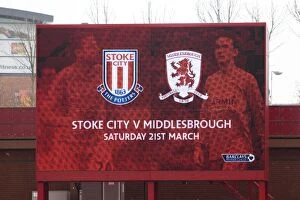 Images Dated 21st March 2009: Stoke City vs Middlesbrough: Clash of the Championship Titans (21st March 2009)