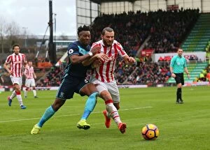 Stoke City v Middlesbrough Collection: Stoke City vs Middlesbrough: Premier League Clash at the bet365 Stadium - 4th March 2017