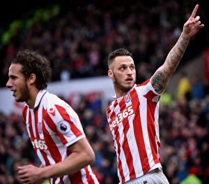 Images Dated 4th March 2017: Stoke City vs Middlesbrough: Premier League Clash 2016-17 - Season Highlight