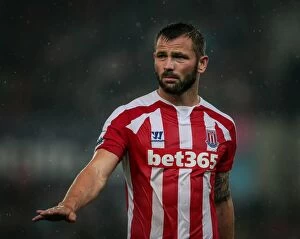 Phil Bardsley Collection: Stoke City vs Newcastle United: Clash at the Bet365 Stadium - September 29, 2014