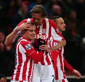 Images Dated 2nd March 2016: Stoke City vs Newcastle United: Clash at the Bet365 Stadium - March 2, 2017