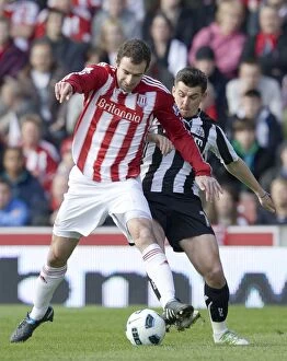 Images Dated 19th March 2011: Stoke City vs Newcastle United: Clash at the Bet365 Stadium - March 19, 2011