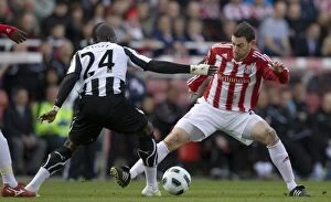 Images Dated 19th March 2011: Stoke City vs Newcastle United: Clash at the Bet365 Stadium (March 19, 2011)