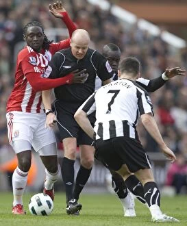 Images Dated 19th March 2011: Stoke City vs Newcastle United: Clash at the Bet365 Stadium (March 19, 2011)