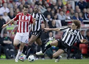 Images Dated 19th March 2011: Stoke City vs Newcastle United: Clash at the Bet365 Stadium - March 19, 2011