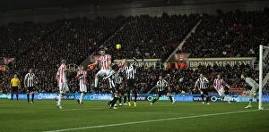 Images Dated 28th November 2012: Stoke City vs Newcastle United: Clash at the Bet365 Stadium - November 28, 2012
