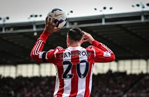 Geoff Cameron Collection: Stoke City vs Newcastle United: Clash at the Bet365 Stadium - April 12, 2014