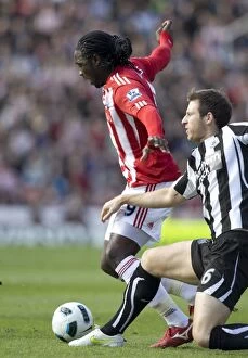 Images Dated 19th March 2011: Stoke City vs Newcastle United Clash: March 19, 2011 - Bet365 Stadium