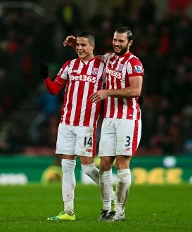 Images Dated 13th January 2016: Stoke City vs Norwich City: Clash at the Bet365 Stadium (January 13, 2016)