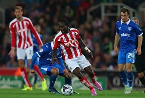 Images Dated 4th September 2014: Stoke City vs Portsmouth Clash: August 27, 2014