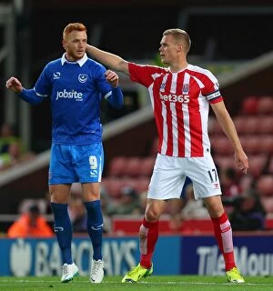Stoke City v Portsmouth Collection: Stoke City vs Portsmouth: Clash at the Bet365 Stadium - August 27, 2014
