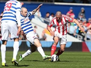 Queens Park Rangers v Stoke City Collection: Stoke City vs Queens Park Rangers Clash: April 2013