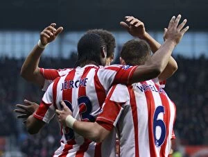 Images Dated 9th February 2013: Stoke City vs Reading: Battle at the Bet365 Stadium - February 9, 2013