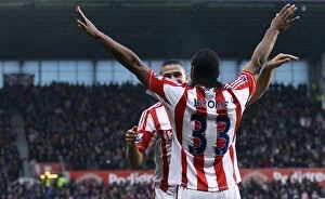 Images Dated 9th February 2013: Stoke City vs Reading: Clash at the Bet365 Stadium - February 9, 2013