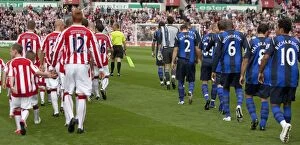 Images Dated 29th August 2009: Stoke City vs Sunderland: Clash of the Potters and Black Cats (29.08.09)