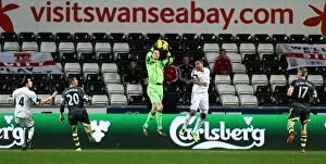 Swansea City v Stoke City Collection: Stoke City vs Swansea City: Clash of the Welsh Football Giants (10th November 2013)