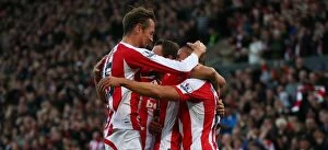 Images Dated 28th October 2014: Stoke City vs Swansea City: October Showdown (19th, 2014)