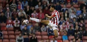 Images Dated 28th August 2012: Stoke City vs Swindon Town Clash: Tuesday 28th August 2012 at the Bet365 Stadium