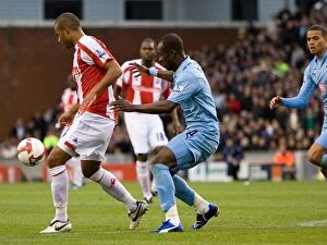 Images Dated 19th October 2008: Stoke City vs. Tottenham: Clash of 2008