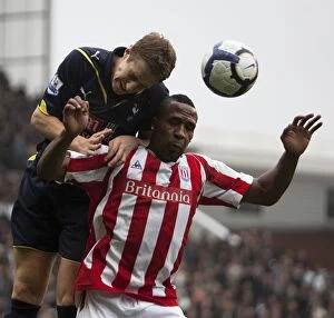 Images Dated 20th March 2010: Stoke City vs. Tottenham: Clash at the Bet365 Stadium - March 20, 2010