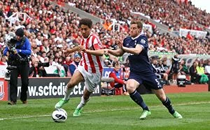 Images Dated 12th May 2013: Stoke City vs. Tottenham: Clash at the Bet365 Stadium (May 12, 2013)