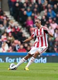 Images Dated 16th March 2013: Stoke City vs. West Bromwich Albion: Clash at the Bet365 Stadium - March 16, 2013