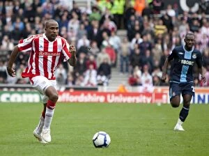 Images Dated 17th October 2009: Stoke City vs West Ham United: Clash at the Bet365 Stadium - October 17, 2009
