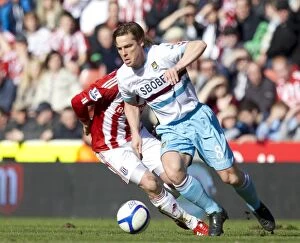 Images Dated 13th March 2011: Stoke City vs. West Ham United: Clash at the Bet365 Stadium (March 13, 2011)