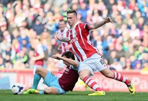 Stoke City v West Ham Collection: Stoke City vs. West Ham United: Clash at the Bet365 Stadium - March 15, 2014