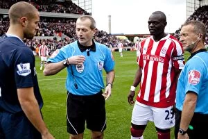 Images Dated 17th October 2009: Stoke City vs. West Ham United: October 17, 2009 - A Clash at the Bet365 Stadium