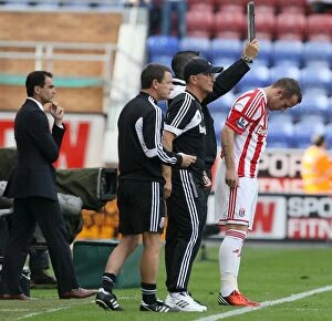 Wigan Athletic v Stoke City Collection: Stoke City vs Wigan Athletic: Clash at DW Stadium - September 1, 2012