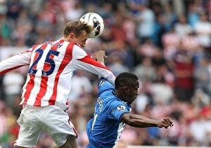 Images Dated 1st September 2012: Stoke City vs Wigan Athletic: Clash at DW Stadium - September 1, 2012