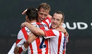 Images Dated 1st September 2012: Stoke City vs Wigan Athletic: A Football Rivalry at DW Stadium - September 1, 2012