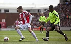 Images Dated 16th May 2009: Stoke City vs Wigan: Clash at the Bet365 Stadium - May 16, 2009