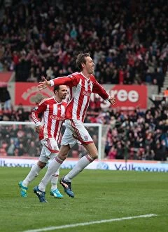 Images Dated 7th April 2012: Stoke City vs. Wolverhampton Wanderers Clash: A Battle at the Bet365 Stadium (April 7, 2012)