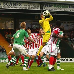 Images Dated 7th August 2012: Stoke City's Championship Comeback: Triumphant 1-0 Win over Yeovil Town (August 7, 2012)