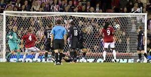 Images Dated 13th September 2010: Stoke City's Dramatic 2-1 Victory over Aston Villa: Huth and Jones Strike in September 2010