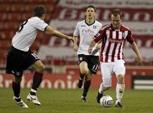 Images Dated 21st September 2010: Stoke City's Historic 2-0 Carling Cup Victory Over Fulham (September 21, 2010)