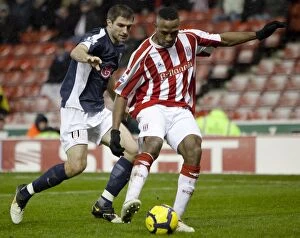 Stoke City v Fulham Collection: Stoke City's Thrilling 3-2 Premier League Victory Over Fulham at Britannia Stadium (January 2010)