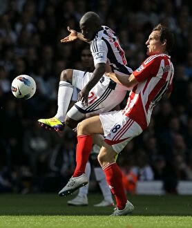 Images Dated 28th August 2011: Sunday Showdown: West Bromwich Albion vs. Stoke City - August 28th
