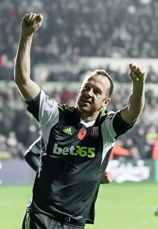 Images Dated 10th October 2013: Swansea City v Stoke City