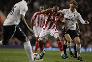 Images Dated 21st March 2012: Tottenham vs. Stoke City: Clash at White Hart Lane - March 21, 2012