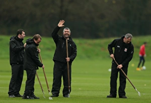 Groundsmen Gallery: Training at Clayton Wood