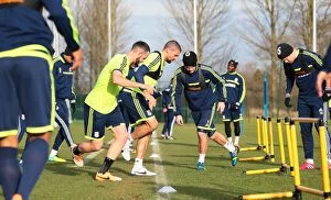 Images Dated 7th February 2014: Training and Press Conference