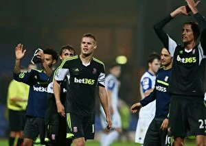 Images Dated 4th October 2013: Tranmere vs Stoke City: Clash on the Field (September 25, 2013)