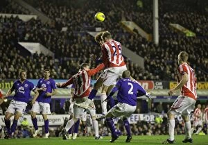 Images Dated 4th December 2011: The Turning Point: Everton vs. Stoke City (December 4, 2011) - Decisive Moment