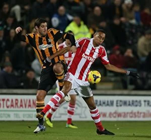 Hull City v Stoke City Collection: The Turning Point: Hull City vs. Stoke City - A Pivotal Moment in December 2013